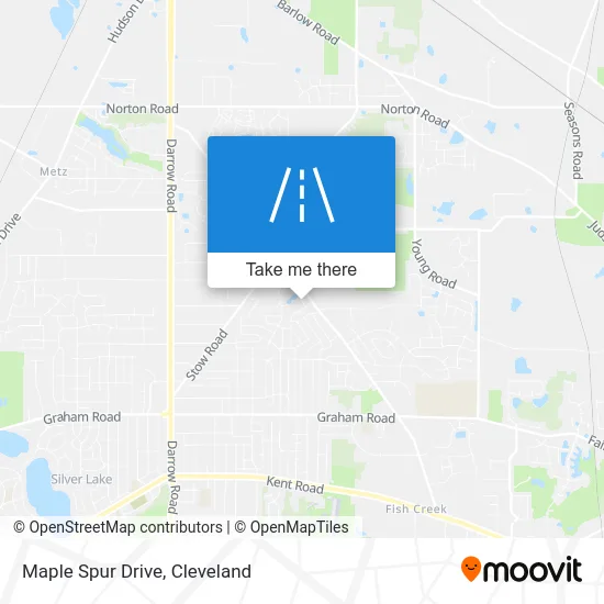 Maple Spur Drive map