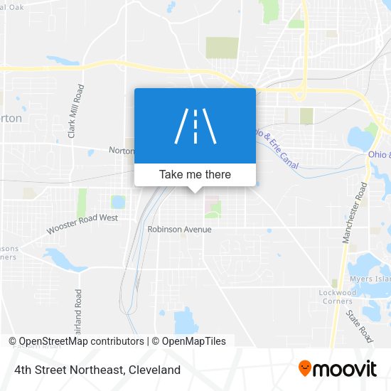 4th Street Northeast map