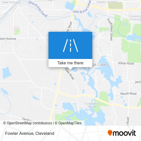 Mapa de Fowler Avenue