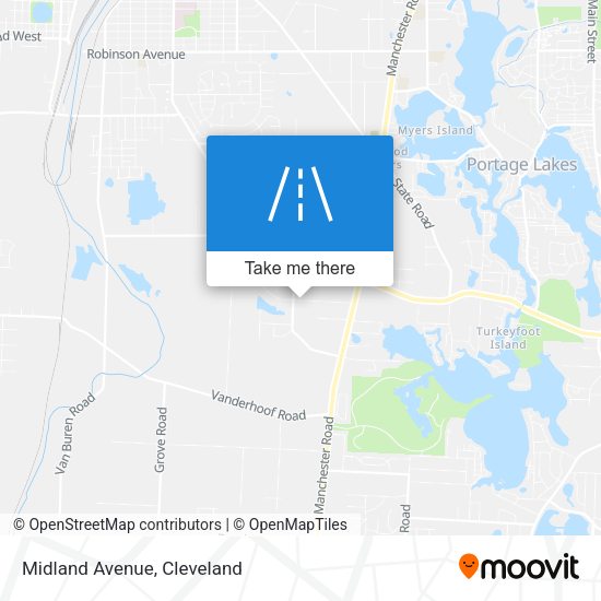 Mapa de Midland Avenue