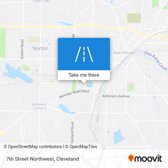 7th Street Northwest map