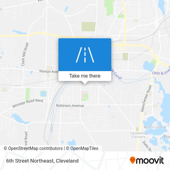 6th Street Northeast map