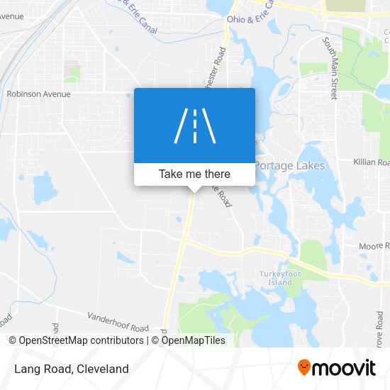 Mapa de Lang Road