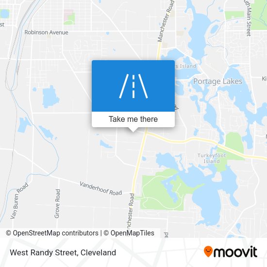 West Randy Street map