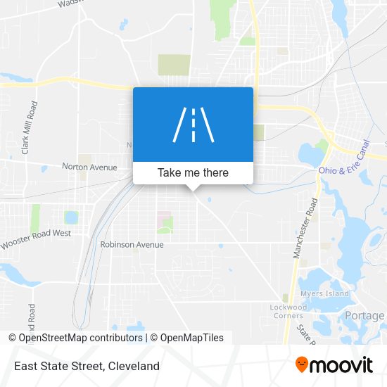 East State Street map