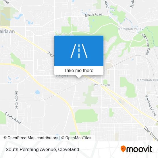 Mapa de South Pershing Avenue