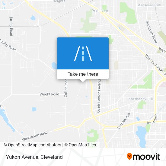 Mapa de Yukon Avenue