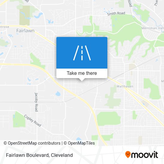 Fairlawn Boulevard map