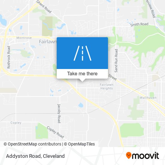 Addyston Road map