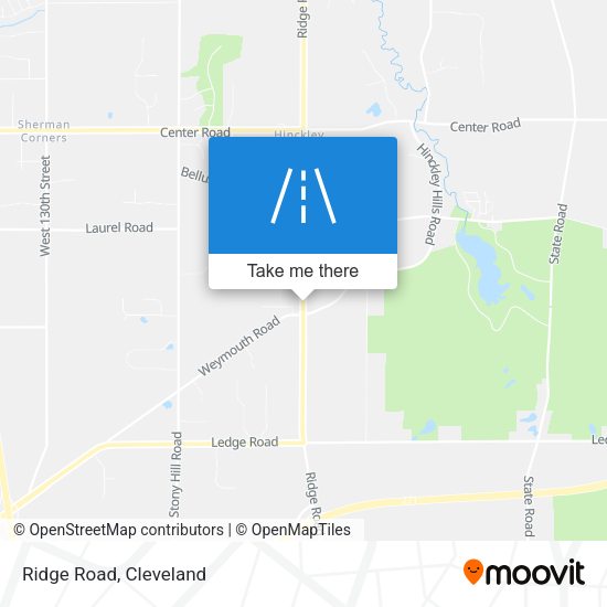 Mapa de Ridge Road