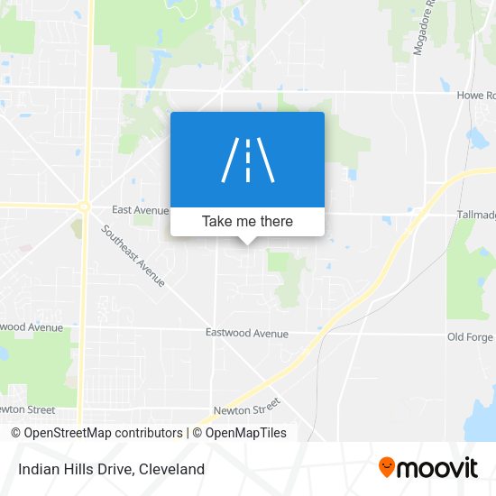 Indian Hills Drive map