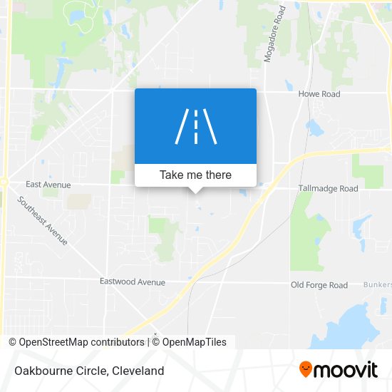 Mapa de Oakbourne Circle