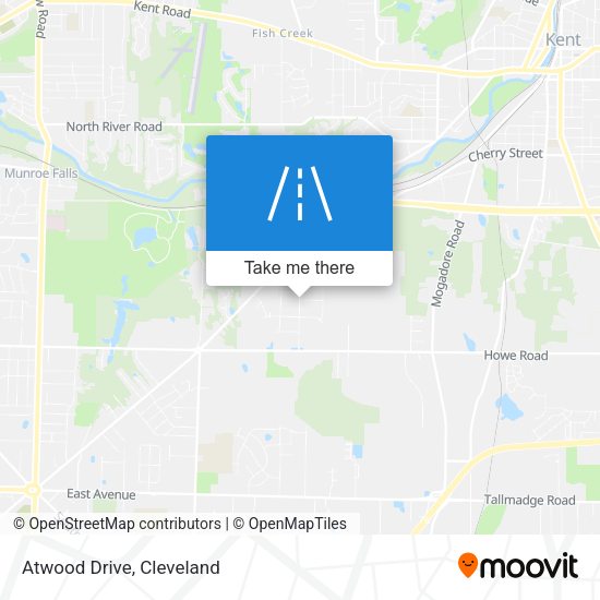 Atwood Drive map