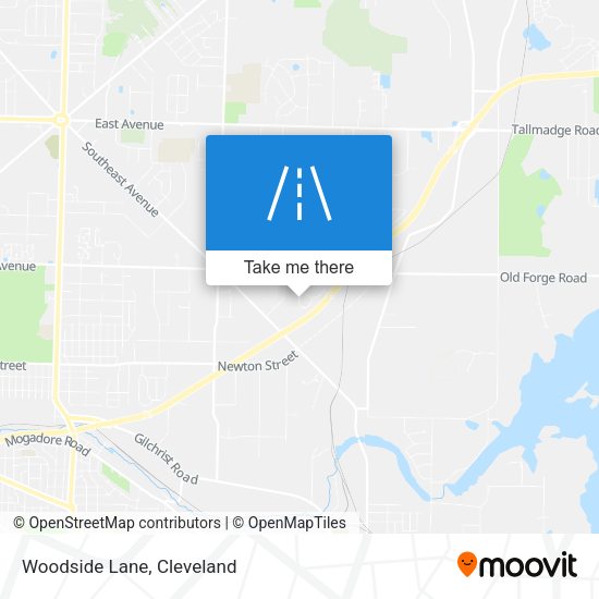 Woodside Lane map