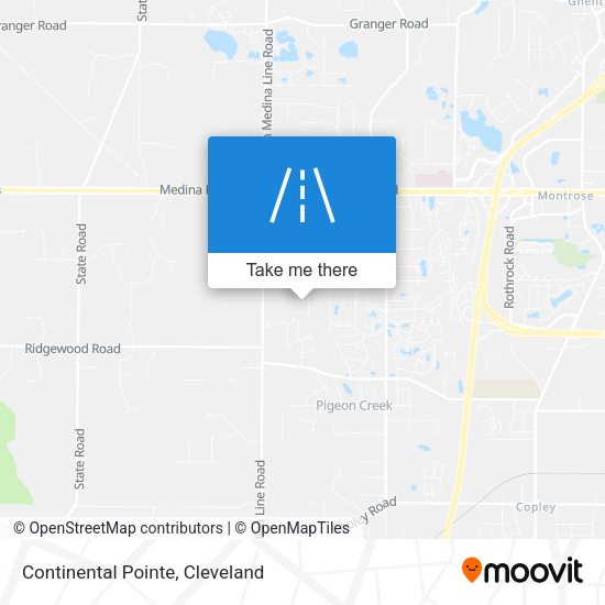 Mapa de Continental Pointe