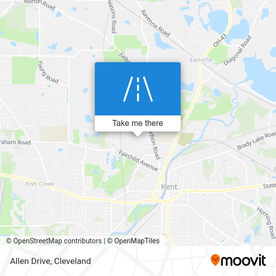 Allen Drive map