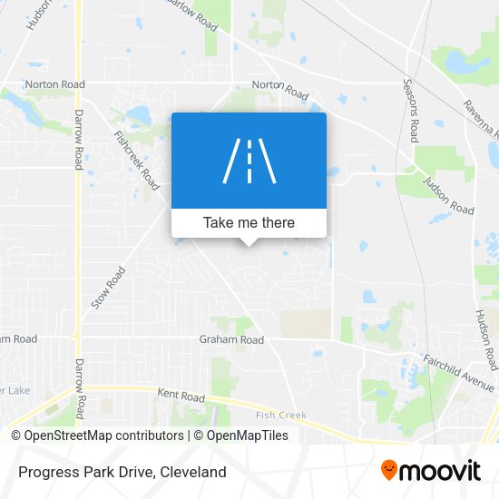 Progress Park Drive map