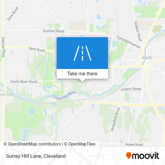 Surrey Hill Lane map