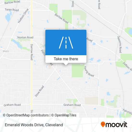 Emerald Woods Drive map