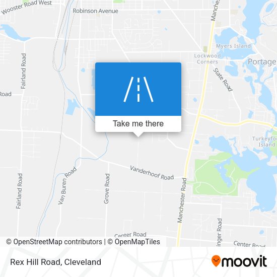 Mapa de Rex Hill Road
