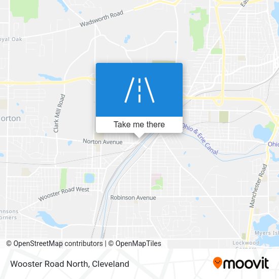 Wooster Road North map