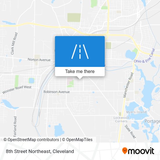 8th Street Northeast map