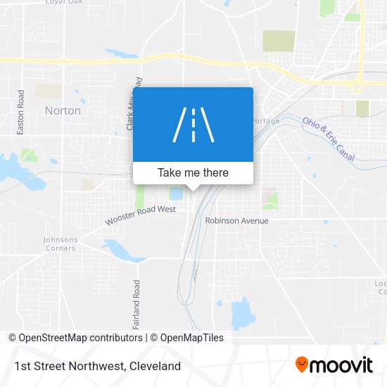 Mapa de 1st Street Northwest