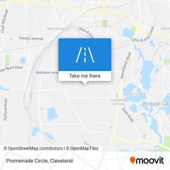 Promenade Circle map
