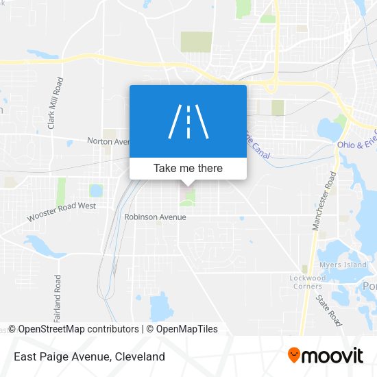 Mapa de East Paige Avenue