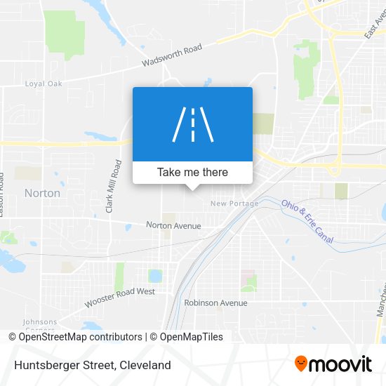 Huntsberger Street map