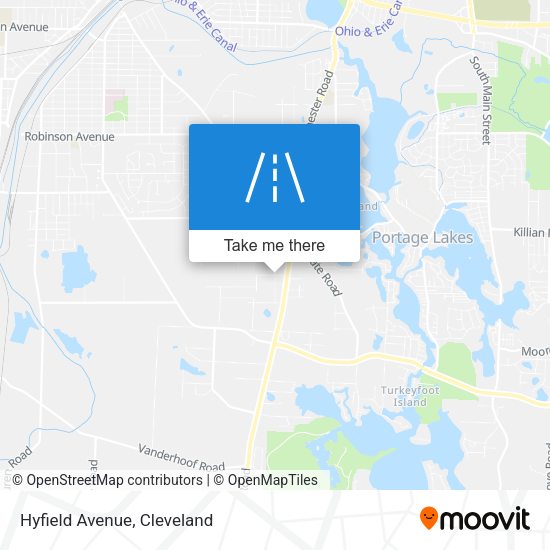 Mapa de Hyfield Avenue