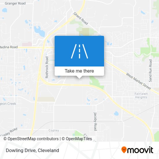 Mapa de Dowling Drive