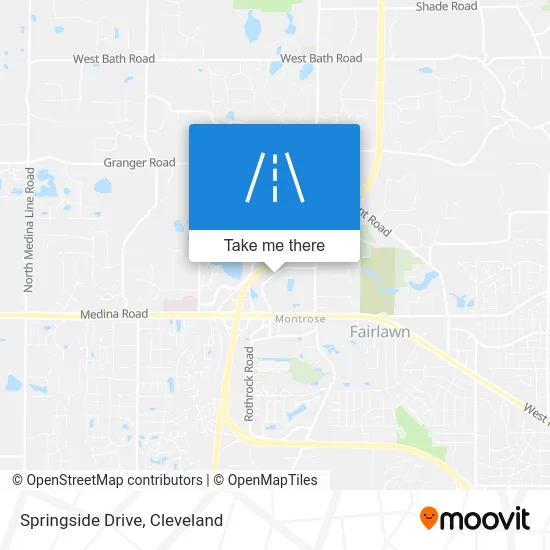 Springside Drive map