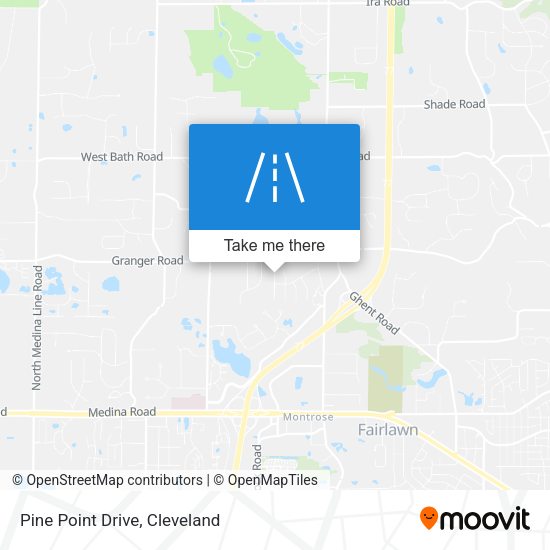 Pine Point Drive map