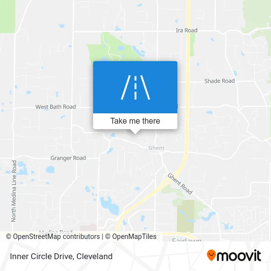 Inner Circle Drive map