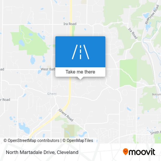 North Martadale Drive map
