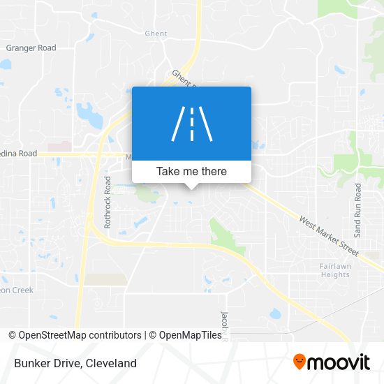 Bunker Drive map