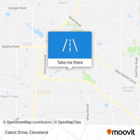 Mapa de Cabot Drive
