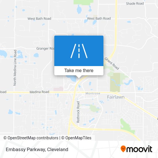Mapa de Embassy Parkway