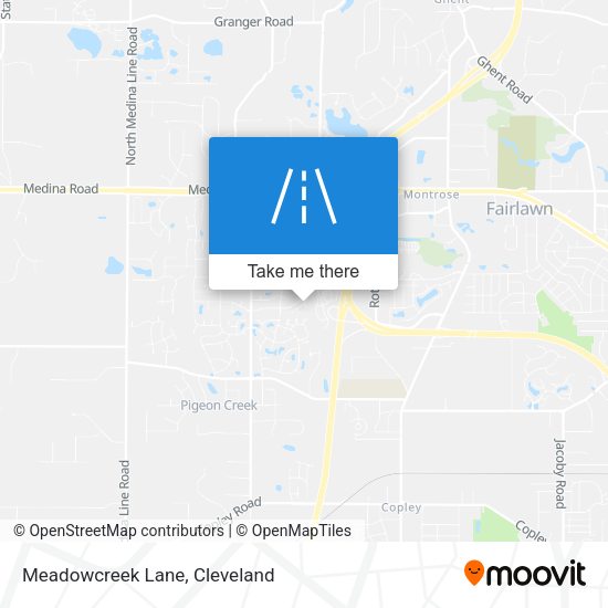Mapa de Meadowcreek Lane