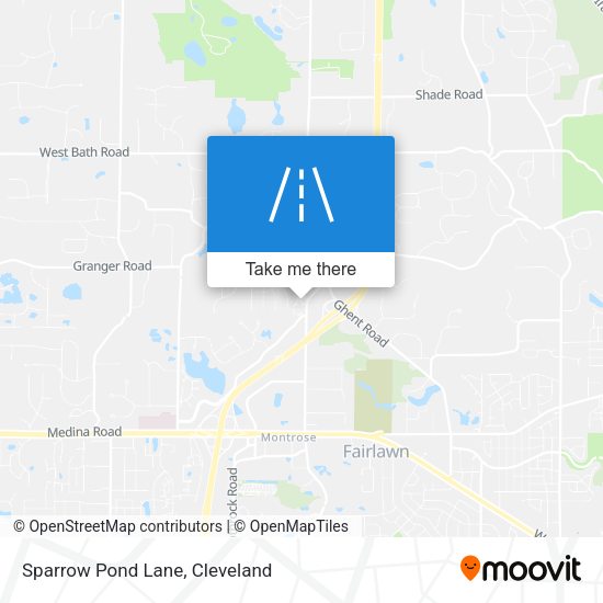 Sparrow Pond Lane map