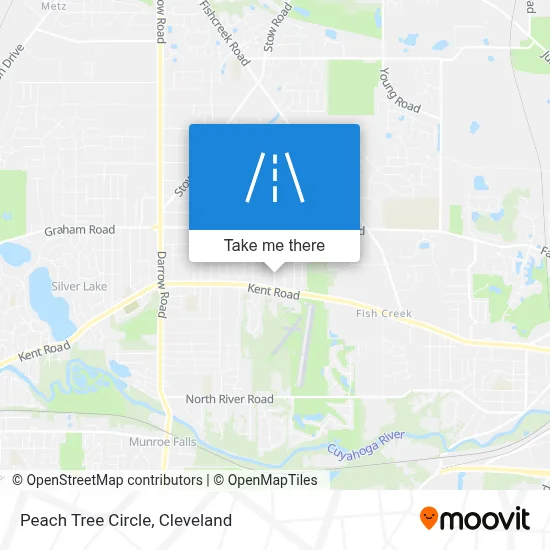 Peach Tree Circle map