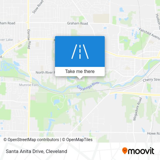 Santa Anita Drive map