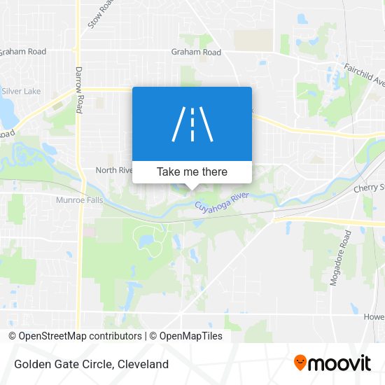 Golden Gate Circle map