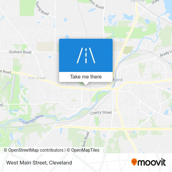 Mapa de West Main Street