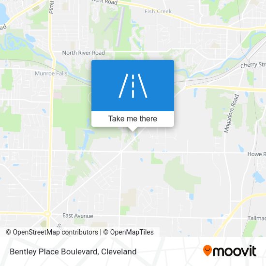 Mapa de Bentley Place Boulevard