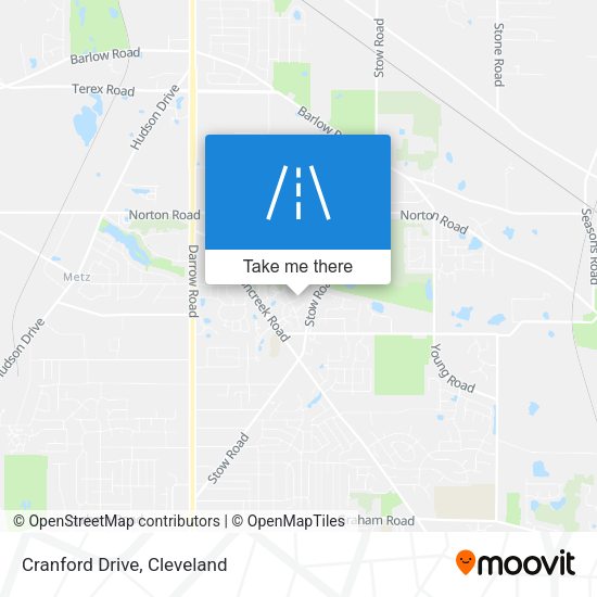 Mapa de Cranford Drive