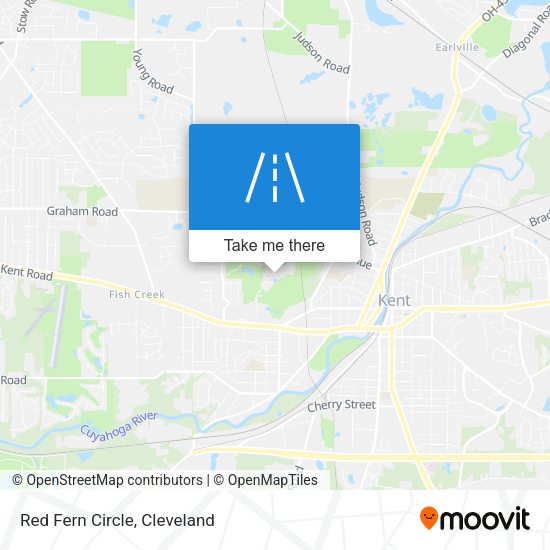 Red Fern Circle map