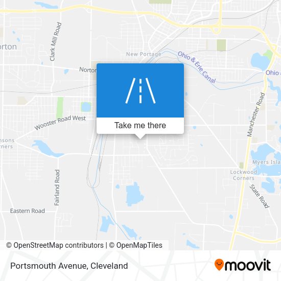 Mapa de Portsmouth Avenue