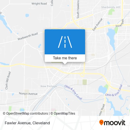 Mapa de Fawler Avenue